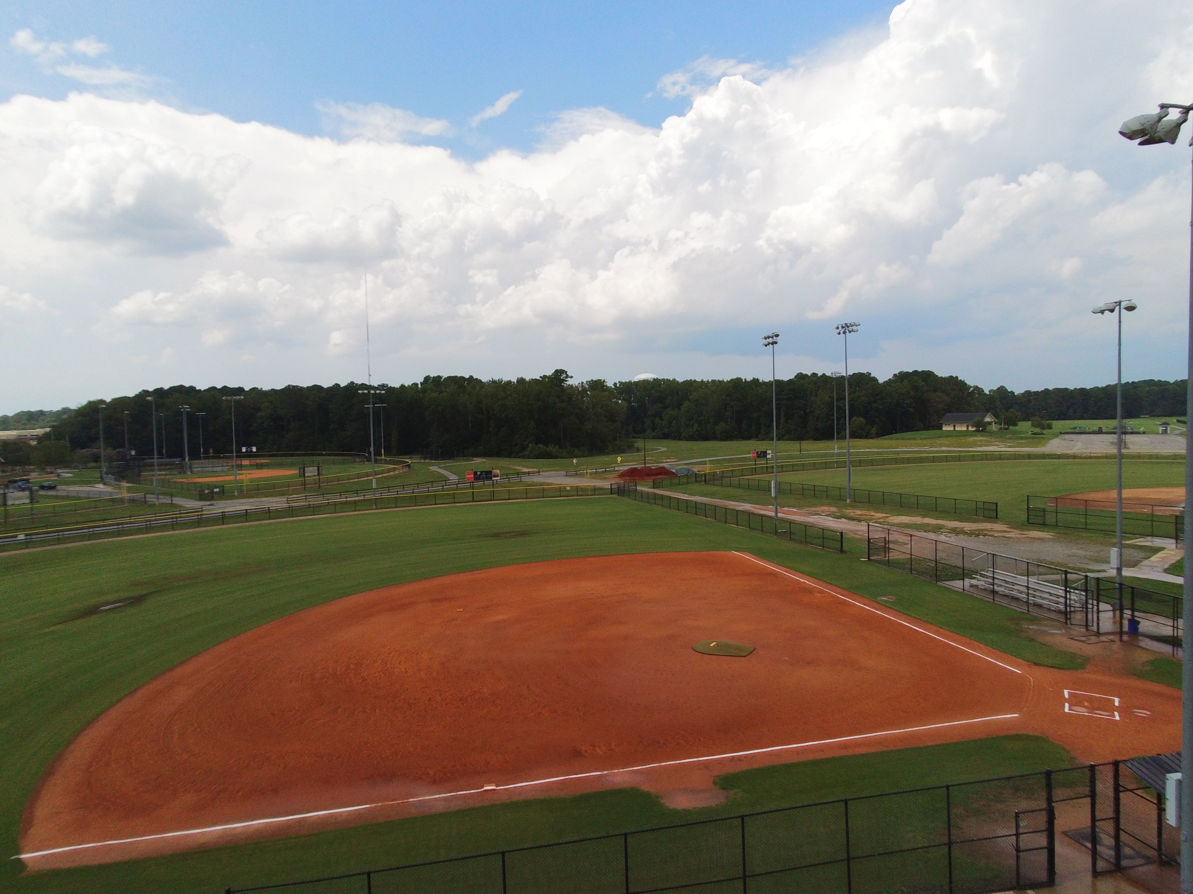 Field Grading Aerial View